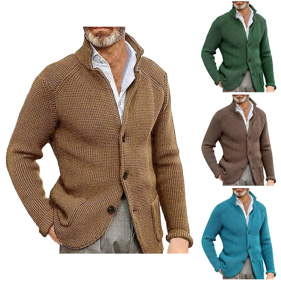 CREW NECK SWEATER JACKET - EcoEase Market