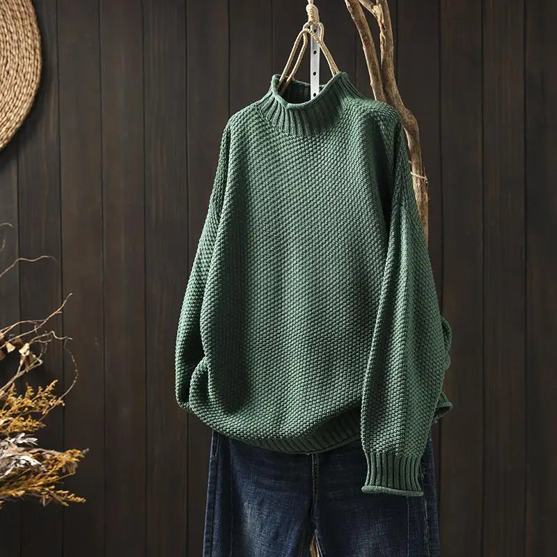 VINTAGE TURTLENECK PULLOVER - EcoEase Market