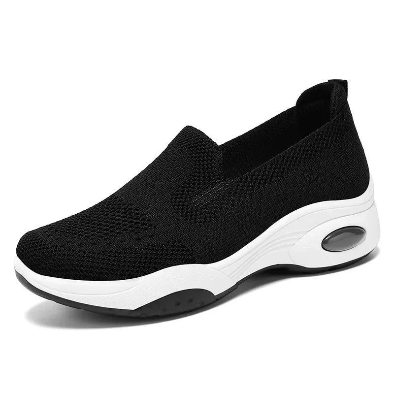 MESH KNITTED WOMEN'S BREATHABLE SHOES - EcoEase Market