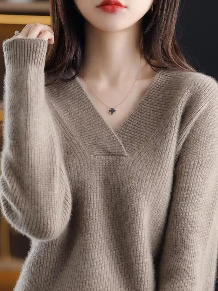 OVERSIZED CASHMERE SWEATER - EcoEase Market