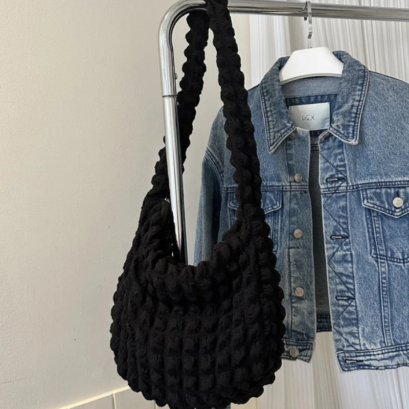 NIMBUS-KNIT SHOULDER BAG - EcoEase Market