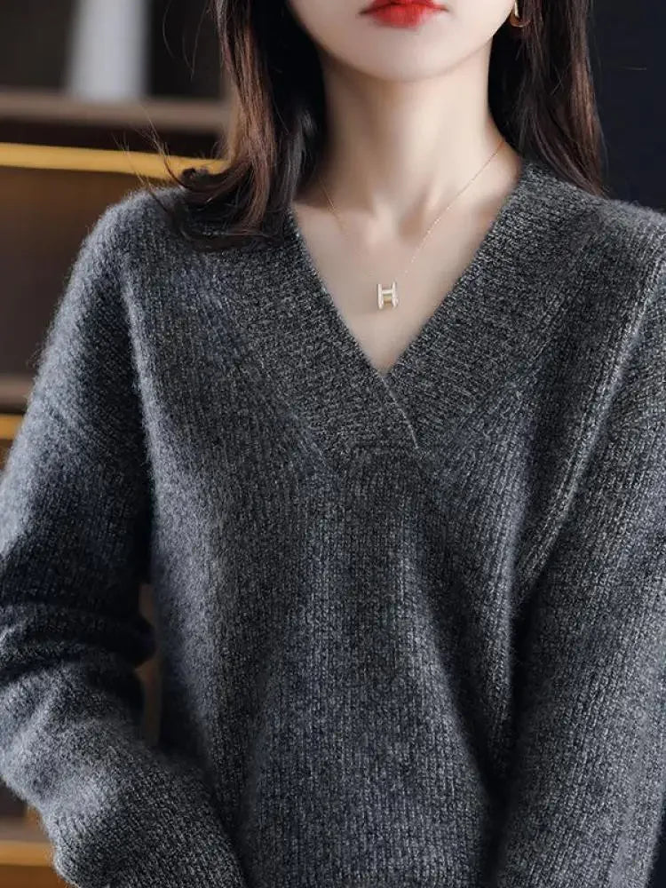 OVERSIZED CASHMERE SWEATER - EcoEase Market