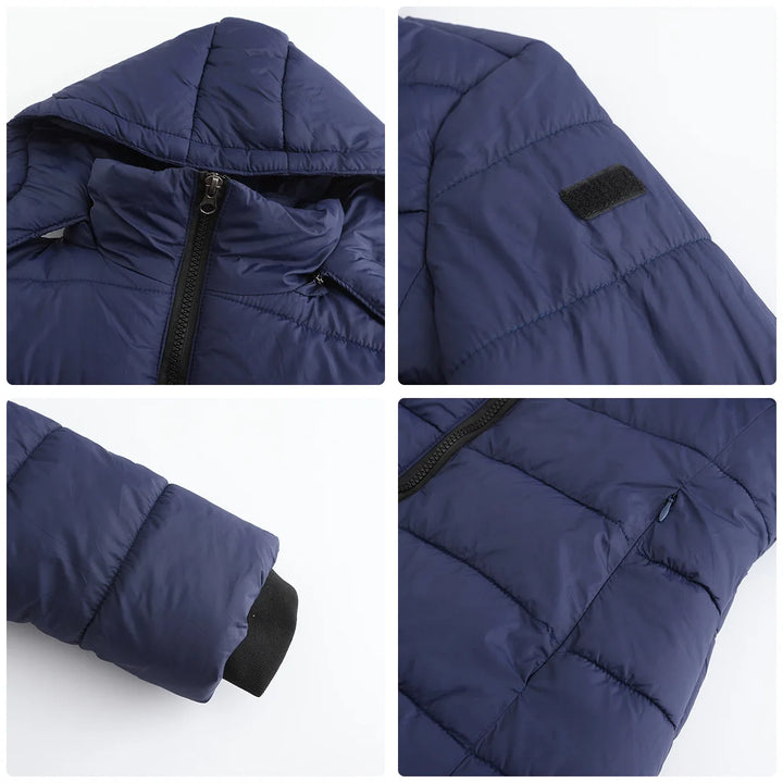 WATERPROOF COTTON-PADDED JACKET - EcoEase Market