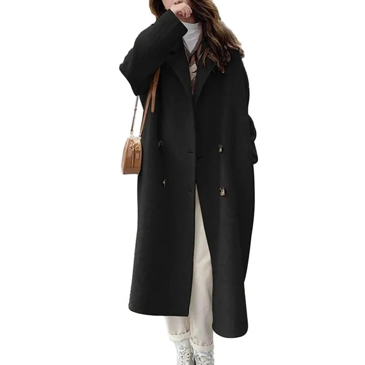 LAPEL WOOLEN COAT - EcoEase Market