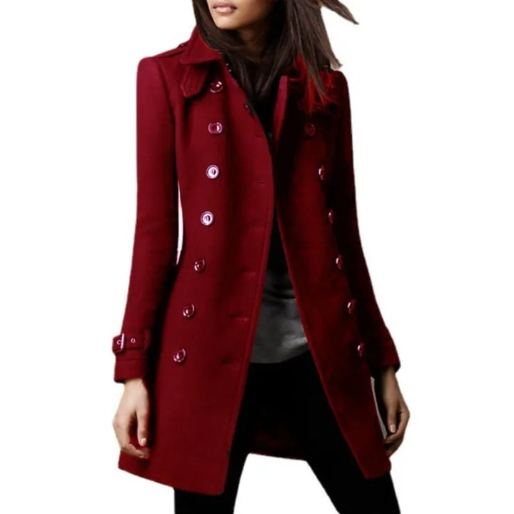 ELEGANT WOMEN'S WOOLEN COAT - EcoEase Market