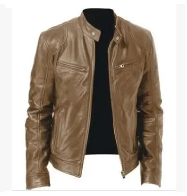 VINTAGE-LEATHER JACKET - EcoEase Market