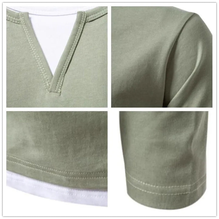 V-NECK T-SHIRT - EcoEase Market