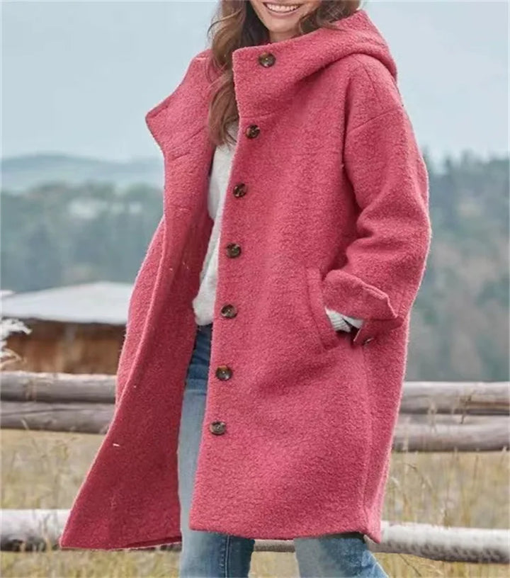 HOODED CARDIGAN TRENCH COAT - EcoEase Market