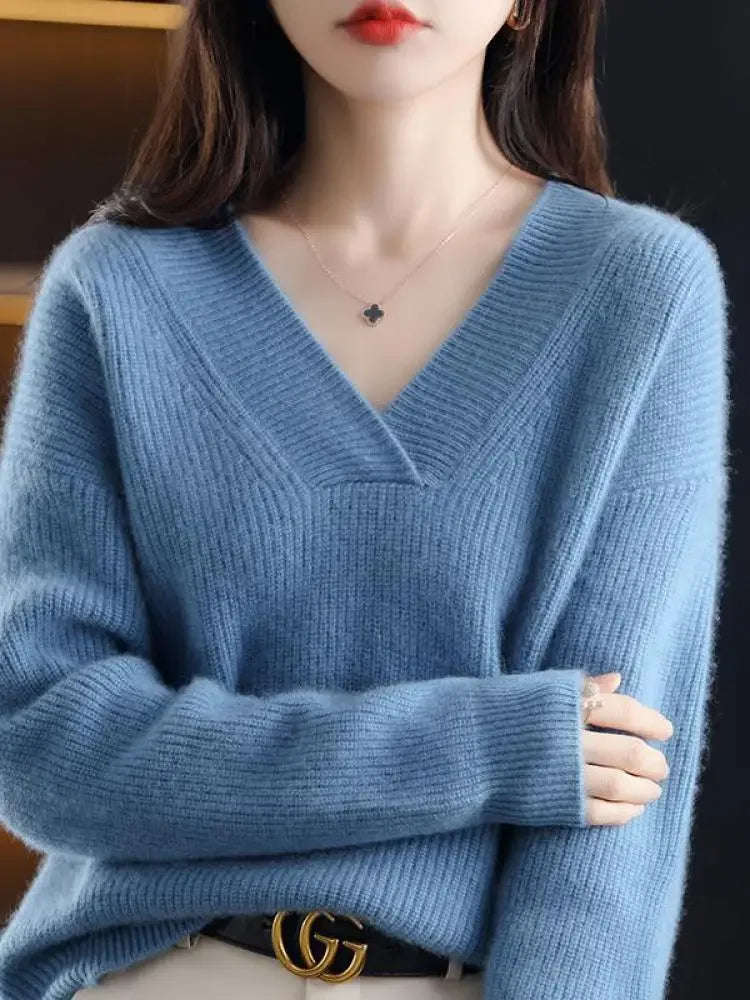 OVERSIZED CASHMERE SWEATER - EcoEase Market