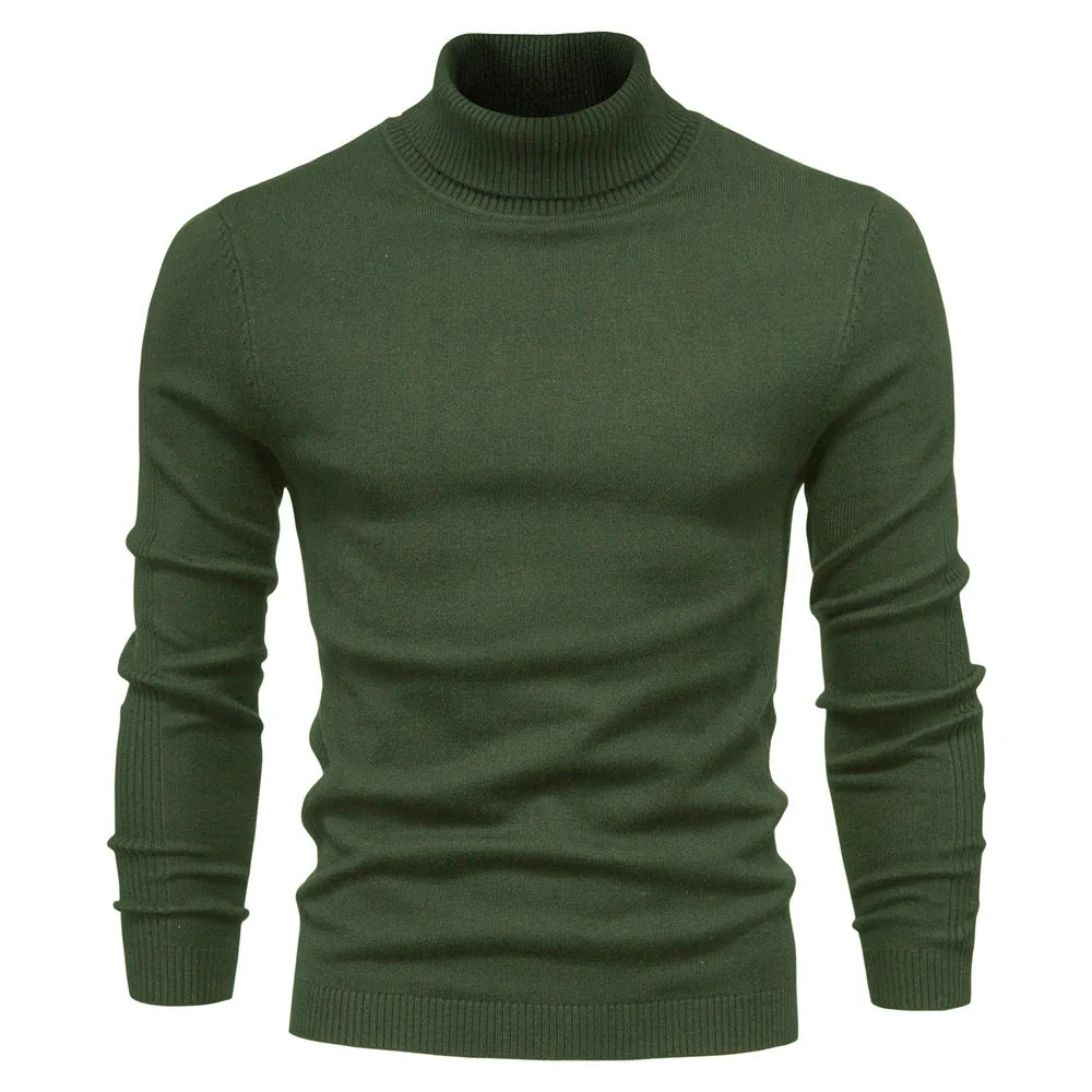 THICK TURTLENECK SWEATER - EcoEase Market