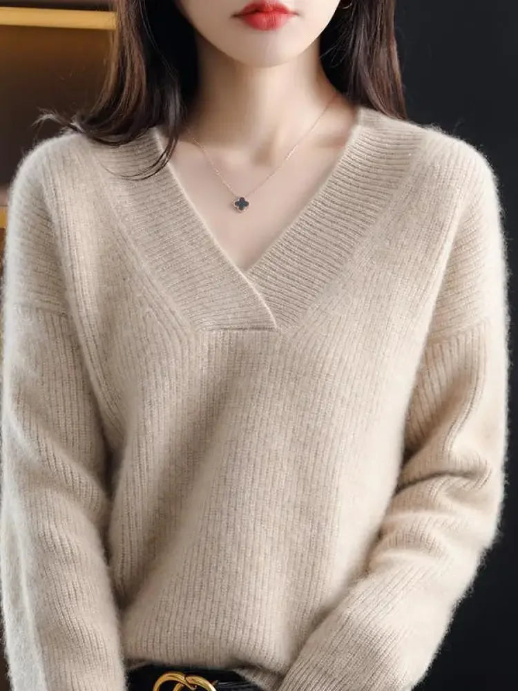 OVERSIZED CASHMERE SWEATER - EcoEase Market