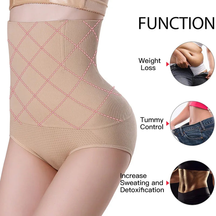 UBAU WOMEN SEAMLESS HIGH WAIST SHAPING PANTY - EcoEase Market