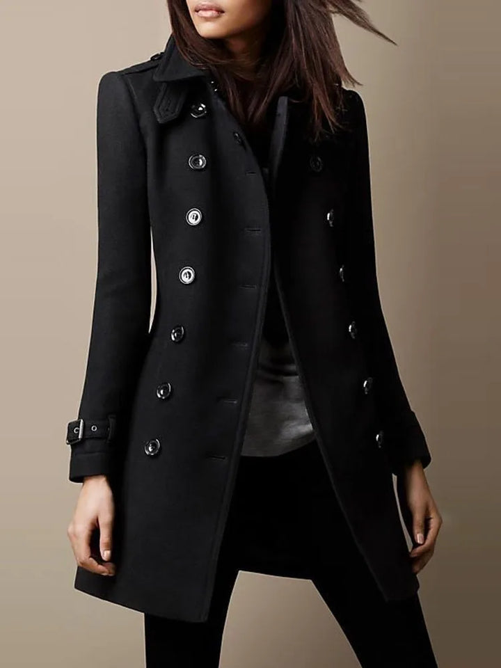 ELEGANT WOMEN'S WOOLEN COAT - EcoEase Market