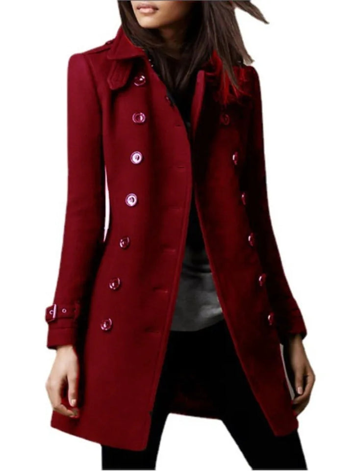 ELEGANT WOMEN'S WOOLEN COAT - EcoEase Market