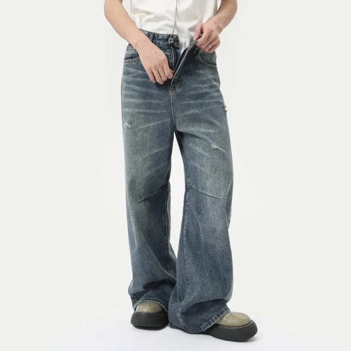 HERITAGE WIDE-LEG JEANS - EcoEase Market