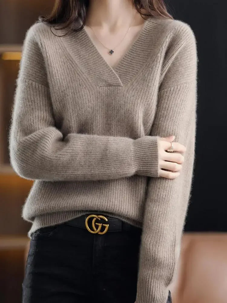 OVERSIZED CASHMERE SWEATER - EcoEase Market