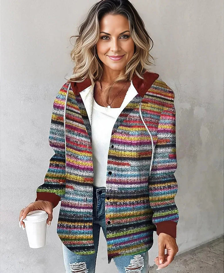 PLAID HOODED JACKET - EcoEase Market